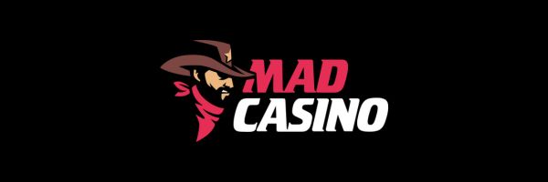 Mad Casino lobby displayed on a phone screen